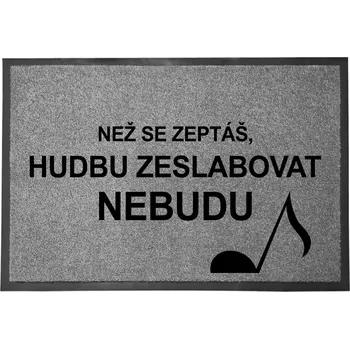 Rohožka Vstupní rohožka Šedá Nezhubnu Vtipná Dekorativní Dárek Do Domu