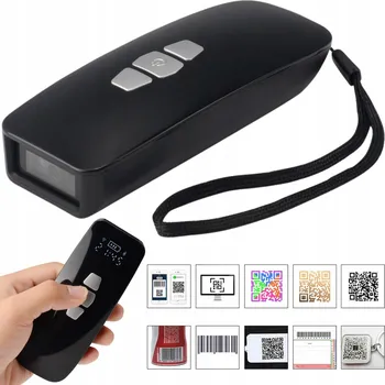 Pokladní systém Bezdrátová mini čtečka čárových kódů 1D 2D QR pro sklady