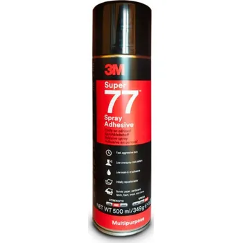 Průmyslové lepidlo 3M 77 500 ml - Lepidlo ve ve spreji, univerzální, na pěnu a tkaniny