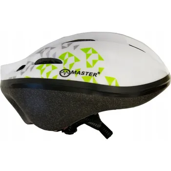 Cyklistická přilba CYKLISTICKÁ PŘILBA PRO MLÁDEŽ UNISEX MTB NASTAVITELNÁ S 52-55 CM BÍLÁ