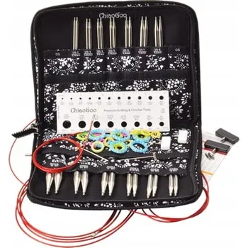 Vrták Sada jehlic s vyměnitelnými lanky ChiaoGoo Twist Lace 13 cm 2.75-10.0 mm