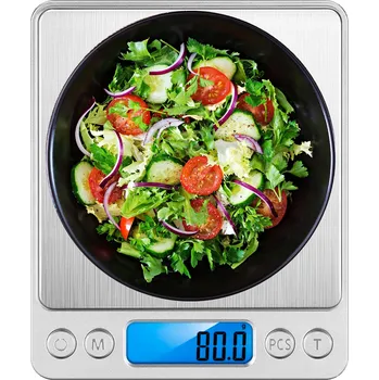 Kuchyňská váha Kuchyňská váha, digitální, vysoce přesná 0,5 kg / 500 g / 0,01 g + 2x AAA baterie