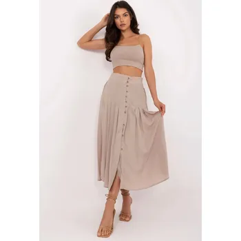 Dámská sukně Dámská plisovaná midi sukně Sublevel – viskóza, s i240_213085_2:s