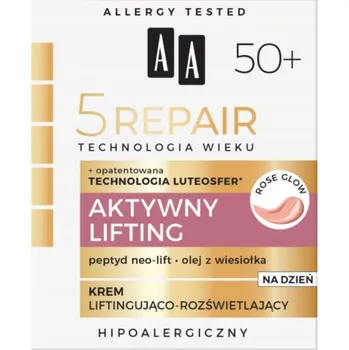 Pleťový krém AA 5 REPAIR ROZJASŇUJÍCÍ KRÉM NA DEN 50+ 50ML