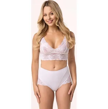 Kalhotky Klasické kalhotky Babell s vysokým pasem bavlna, bílá 3xl i170_FIGI 217 3XL BIAŁY