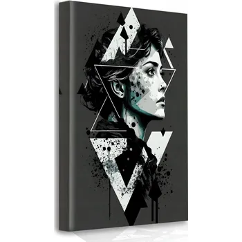 Obraz OBRAZ NA PLÁTNĚ NA ZEĎ Abstrakce 3D 50x70 cm