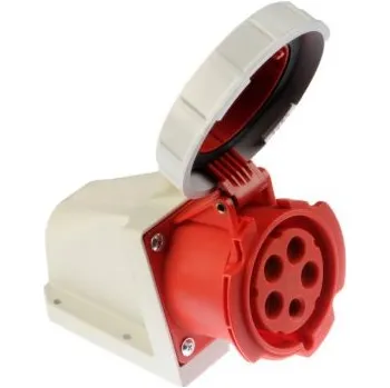 Elektrická zásuvka Elektrická Zásuvka hermetická Pce červená