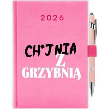 Kalendář Knižkový kalendář pro učitele 2026 A5, růžový