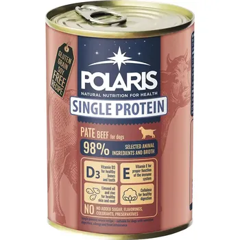 Krmivo pro psa Polaris Single Protein Paté Hovězí – konzerva pro psy 400g