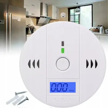 Detektor CO DETEKTOR OXIDU UHELNATÉHO (ČADU) C0 BEZDRÁTOVÝ HLÁSIČ