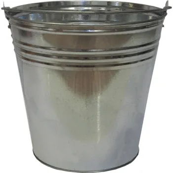 Zednická nádoba TOPTRADE vědro pozinkované 10 l – kód 105306 (TOPTRADE vědro pozinkované, 10 l)