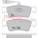 Brzdové destičky METZGER 1170560