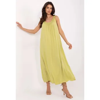 Dámské šaty Limetkově zelené dámské šaty, XL i523_5906694041730