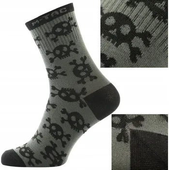 M-Tac Ponožky lehké Mk3 Pirate Skull Olive, velikost 43-46