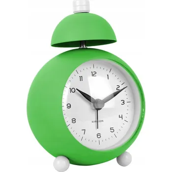 Hodiny Budík Chaplin, kovový, matný zelený Karlsson KA5979BG