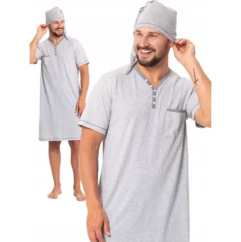 Pánské pyžamo Hotberg pánské pyžamo Bonifacy 357/3 krátký rukáv, velikost M