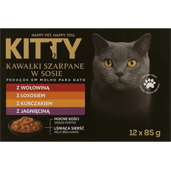 Krmivo pro kočku Mokré krmivo Kitty mix chutí 1,02 kg
