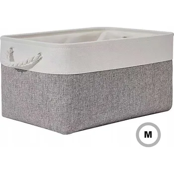 Úložný box Organizér / koš na ukládání oblečení, prádla, hraček, kontejner M 15L