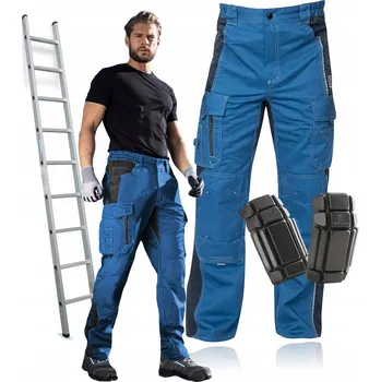 Pracovní obuv Pracovní kalhoty dlouhé Magros Pánské ochranné kalhoty ARDON VISION BLUE H9160 vel. 48