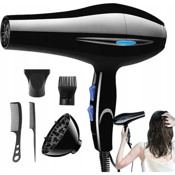 Fén Fén na vlasy s ionizací a difuzérem - Profesionální, výkonný