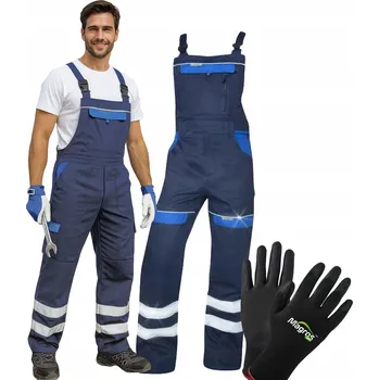 Pracovní obuv Dlouhé pracovní kalhoty Magros Pracovní kalhoty Reflexní bavlněné kalhoty vel. 50