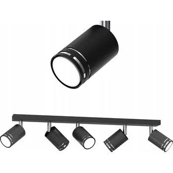 Bodové svítidlo Obdélníkové bodové svítidlo Moonlight černé, stříbrné