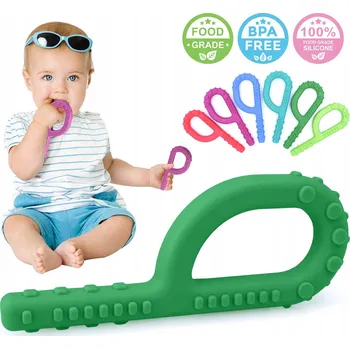 LOGOPEDICKÉ ORTODONTICKÉ KOUSÁTKO MĚKKÉ S VÝSTUPKY NA PROŘEZÁVÁNÍ ZUBŮ