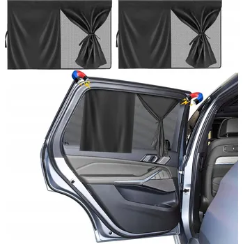 Stínítko do auta 2 KS MAGNETICKÁ SLUNEČNÍ CLONA DO AUTA NA ZADNÍ OKNO
