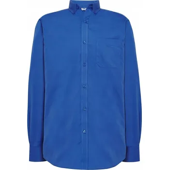 Pánská košile Pánská košile s dlouhým rukávem JHK ROYAL BLUE S
