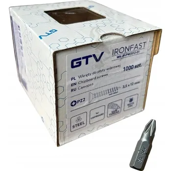 Vrut Vruty do dřeva GTV 3,5 x 12 mm 1000 ks