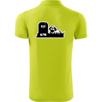 Pánská košile RIP - Náhrobek - Jitrnice - Ovečka - Polokošile Victory sportovní (dresovina) - M ( Limetková )