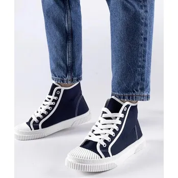 Dámské tenisky Tmavě modré tenisky Solea s vysokým svrškem, 38 i240_207595_2:38