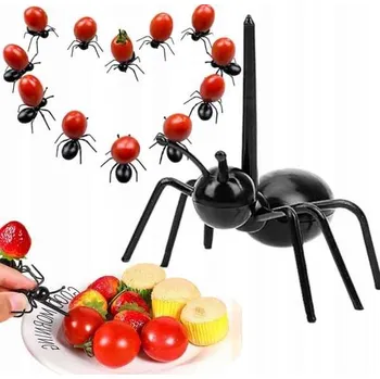 Obraz Párátka na jednohubky, ozdobná párátka s mravenci na chuťovky a jednohubky