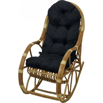 Polštář POLŠTÁŘ NA HOUDACÍ KŘESLO Z PŘÍRODNÍHO RATANU 130x50 cm