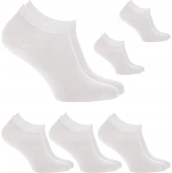 Pánské ponožky Anet Ponožky Kotníkové, neviditelné do bot, barevné, bílé, velikost 43-46