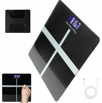 Osobní váha ELEKTRONICKÁ OSOBNÍ VÁHA SMART BLUETOOTH APLIKACE TVRZENÉ SKLO 180KG