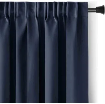 Obraz Zatemňovací Závěs Restilo, modrý, 140x245 cm, 90% zatemnění, na pásce