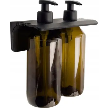 Dávkovač mýdla Ruční dávkovač mýdla na zeď Gedy 1000 ml hnědý, černý