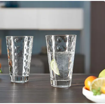 Sklenice Sklenice na nápoje LEONARDO TOSCANIA KRÁSNÝ DESIGN 300 ml 8 KUSŮ