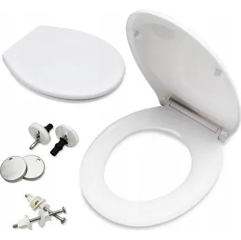 Sedátko na WC MEDAS PRO bílé polypropylenové