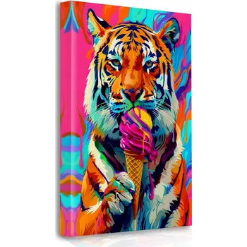 Obraz OBRAZ NA PLÁTNĚ VE STYLU POP ART 50x70 DO OBÝVACÍHO POKOJE, LOŽNICE