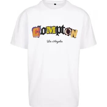 Pánské tričko Compton L.A. Oversize Tee - white 4XL
