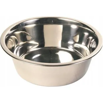 Miska pro psa Jedna kovová miska Lupipets stříbrná 0,47 l