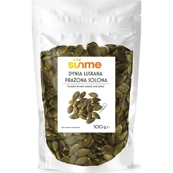 Pražená dýňová semínka solená Sunme loupaná 500 g košer veganská
