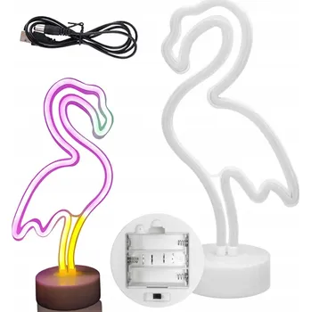 Lampička NOČNÍ LAMPA PLAMEŇÁK 32x15cm S DRŽÁKEM NA BATERIE