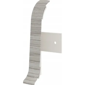 Levá koncovka, pravá koncovka Vilo PVC 3,5 x 55, délka 10 cm, dub