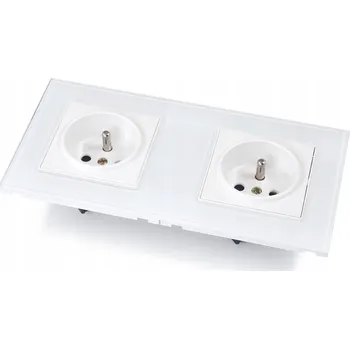 Elektrická zásuvka Bílá Gniazdo Elektryczne Lumenix