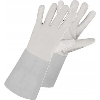 Pracovní rukavice Svářecí rukavice KING BOZP kožené dlouhé nehořlavé 2 ks