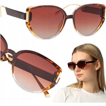 Sluneční brýle Dámské sluneční brýle s polarizací, panter vzor Brilo RES614-2