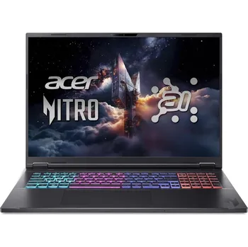 Počítač ACER NTB Nitro 18 AI (AN18-61-R3GE),R9 AI 365,18"WQXGA,32GB,1TB SSD,RTX 5070Ti,W11H,Black